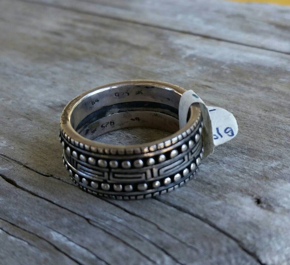 Sterling silver ring,Aztec ,tribal,chunky band,  wedding,hipster,gypsy,boho,ethnic,Celtic,handmade,hipster,rock,vintage,rustic,unisex ring