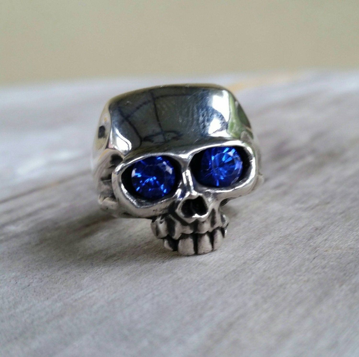 skull ring, sterling silver, cubic zirconia,steampunk, pirate, gothic, punk,grunge,hipster,handmade,boho,rockabilly,mens fashion,skeleton,