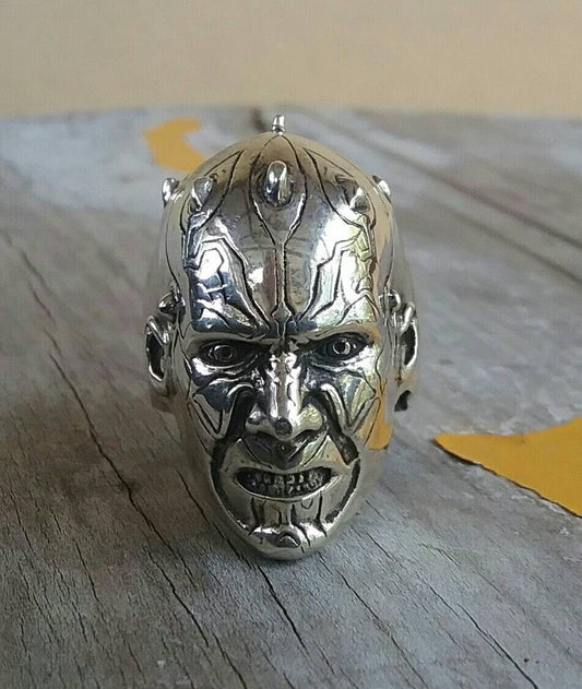 Darth Maul, ring, sterling silver,vintage,hipster,mens fashion,movie,