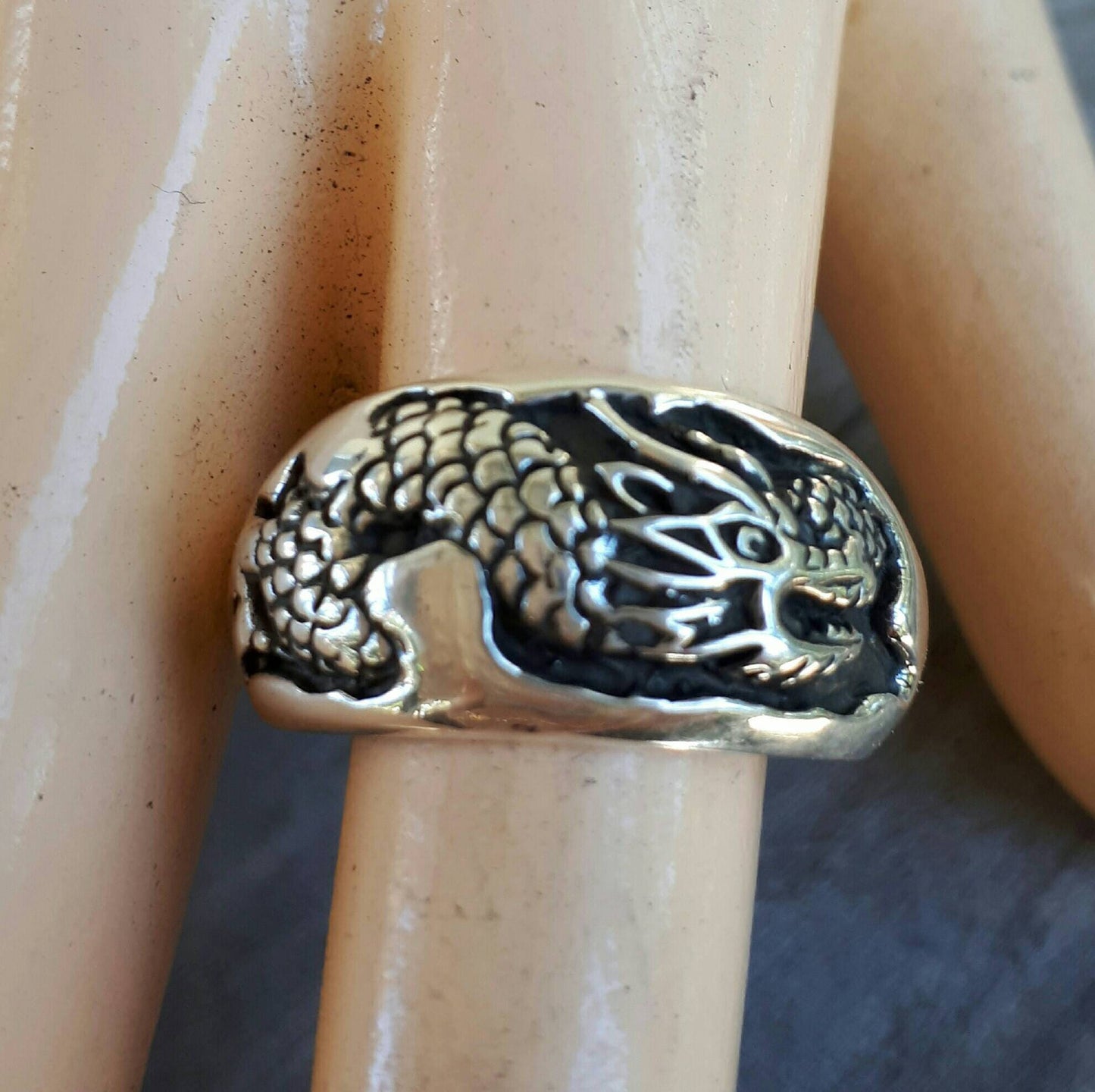 silver dragon ring,sterling silver,wedding band,hand made,steampunk,gothic,punk,vintage,boho,hipster,mythical Dragon,serpent,