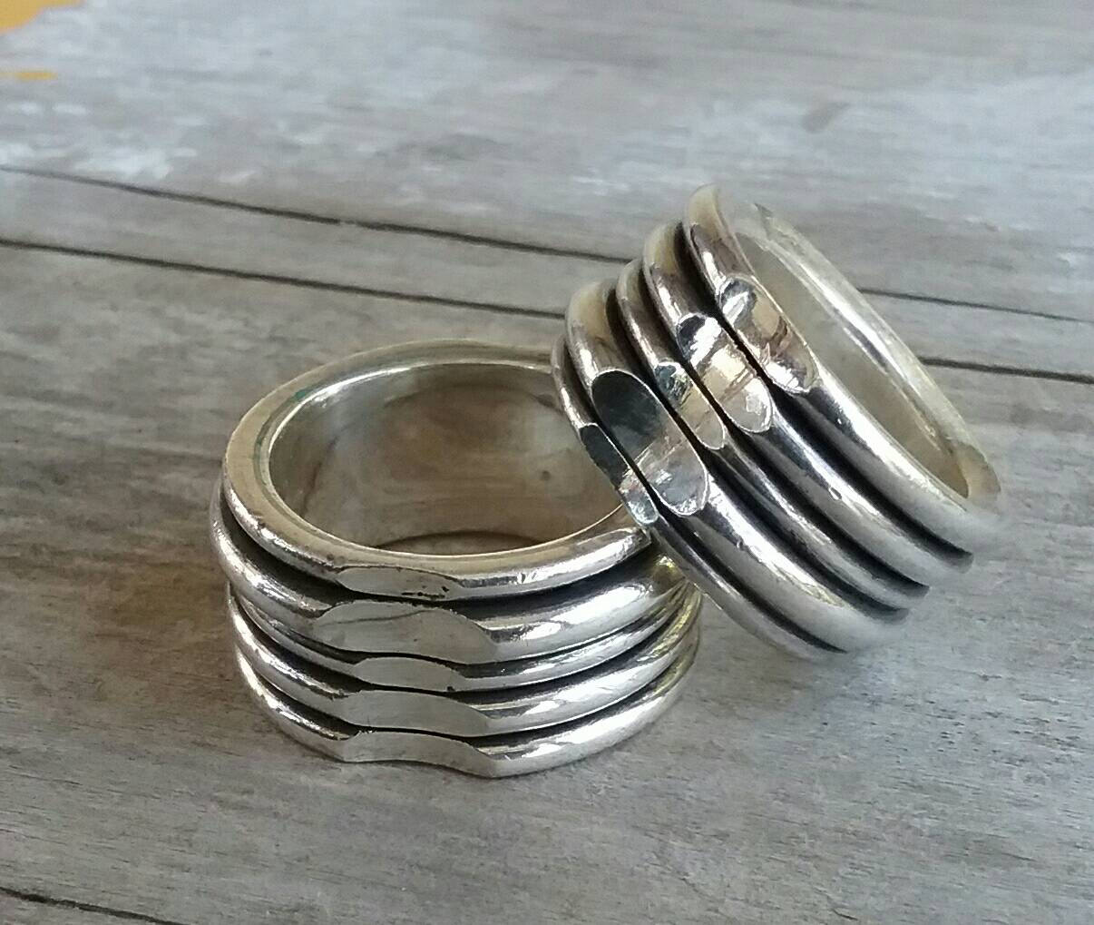 Chunky ring,wide,sterling silver, unisex ring,handmade,solid wedding band,rustic,industrial,hipster ring,