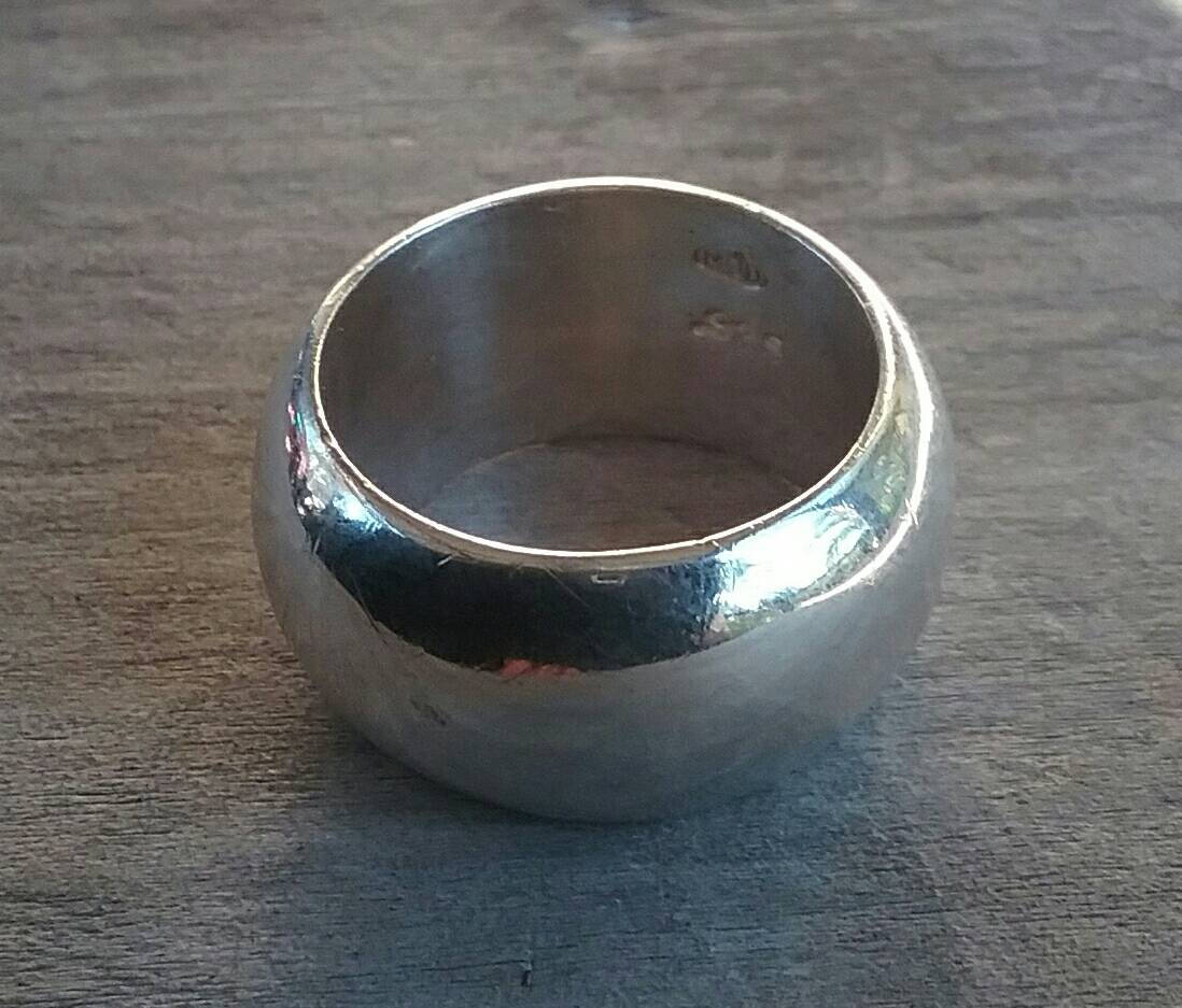 Wide silver ring,21gm chunky,heavy,solid, sterling silver band, wedding ring His and her sizes,boho,