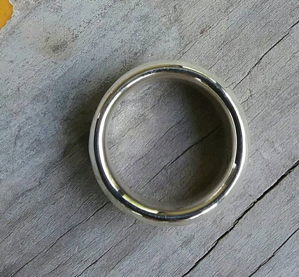 Chunky ring,Solid, wide ring,modern, sterling silver,handmade,unisex,rustic,steampunk,,his and her wedding