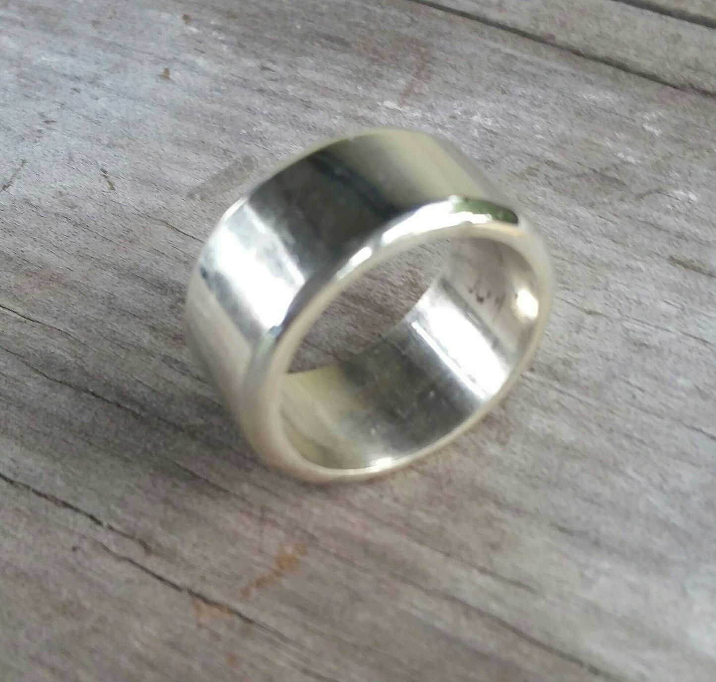 Wide solid ring, sterling silver band,chunky,thick  wedding dress ring