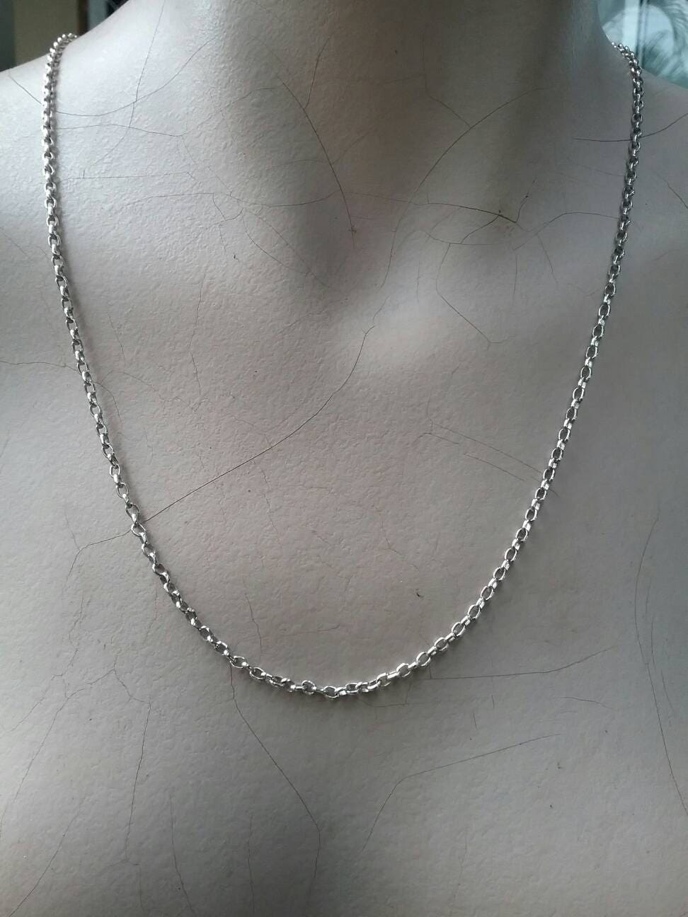 Sterling silver chain,belcha,rolo,round linked chain