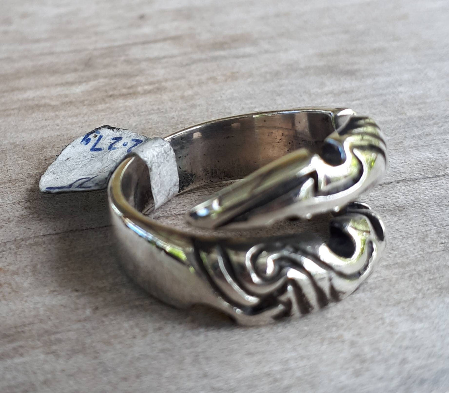 Tribal Claw ring,talon,sterling silver,steampunk,chunky ring,handmade,boho,hipster,alien,Geiger,viking,eagle claw,industrial,rustic