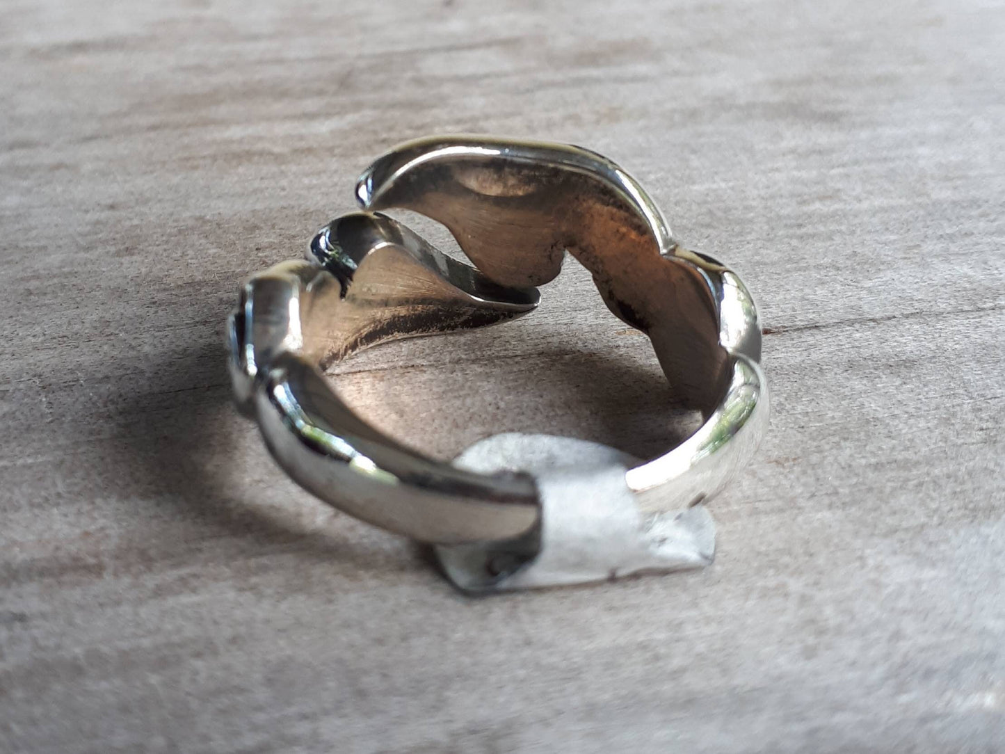 Wave ring,sterling silver,steampunk,wedding, ring,handmade,boho,surf,tribal,claw ring,Geiger,viking,Maori,island,polynesian,Hawaiian,sailor,