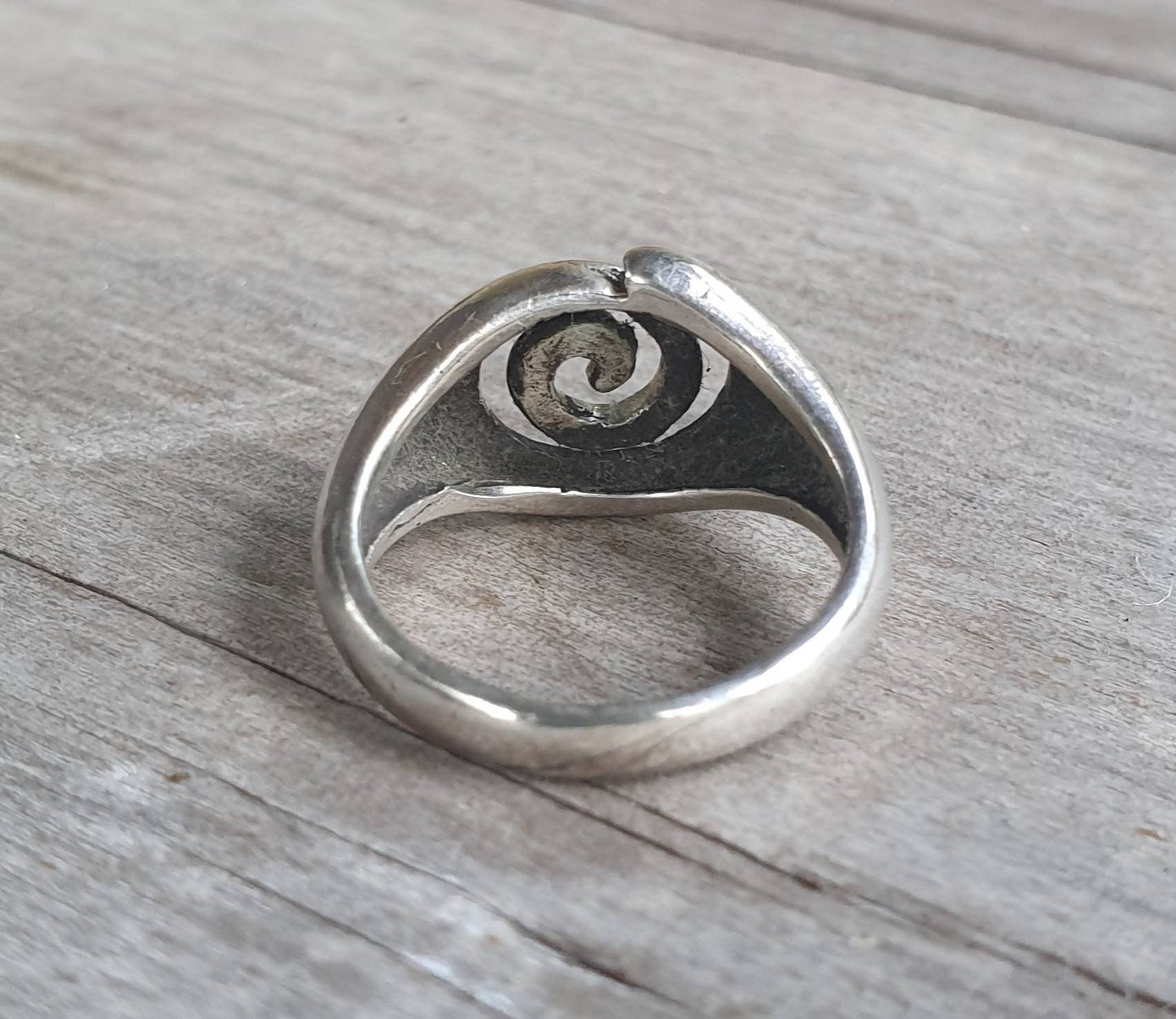 Swirl ring,9ct gold,boho,goddess, steampunk,gothic,art nouveau celtic,tribal,gypsy,spiral,gold swirl ring Maori koru,