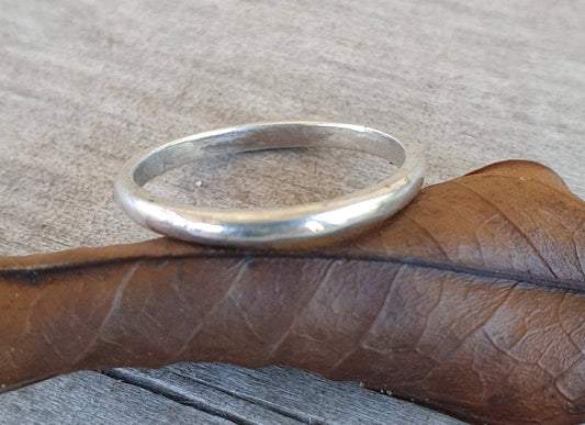 Silver band,Sterling silver,stacker ring,half round band, fine ring,thin silver ring,boho,goddess,