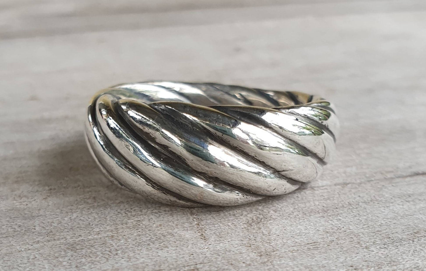 chunky silver ring,heavy,solid,sterling silver,twisted thick silver wedding ring,unisex,handmade,silver band,mens ring,hipster,boho,vintage