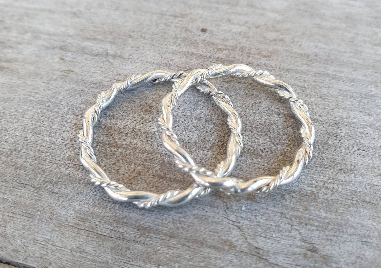 Stacker ring,Twisted wire,Sterling silver,round wire,fine band,boho rings,thin silver ring,pinkie ring,woven wire ring