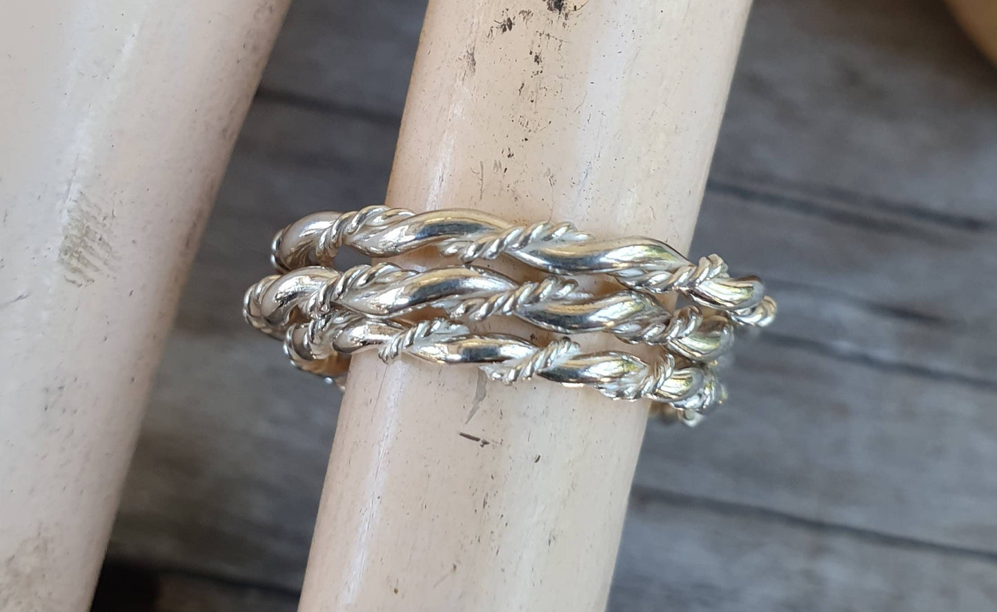 Stacker ring,Twisted wire,Sterling silver,round wire,fine band,boho rings,thin silver ring,pinkie ring,woven wire ring