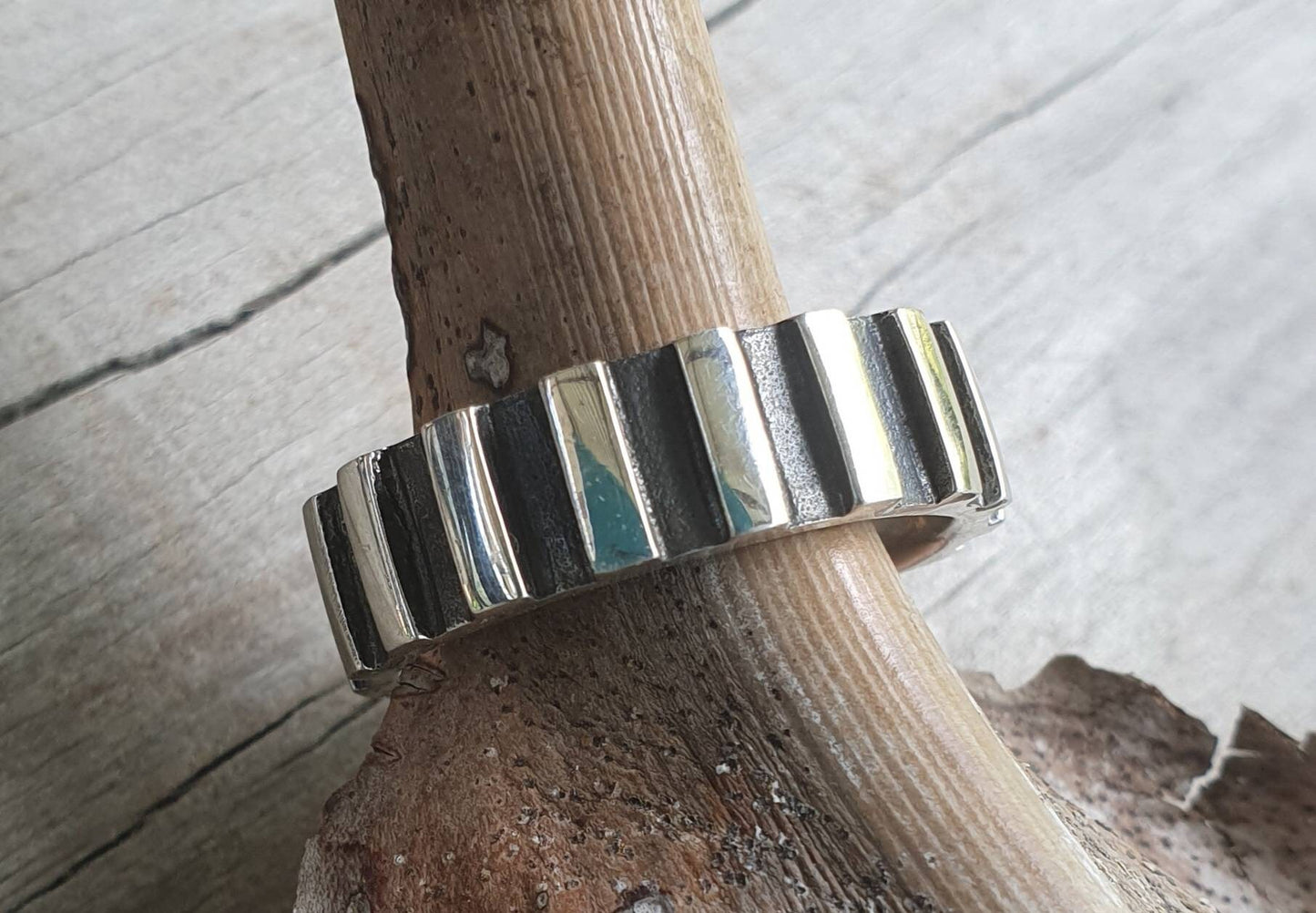 Silver band,sterling silver,unisex,rustic,industrial,stacker ring,stacking,steampunk,wedding,hand made,boho,hipster,vintage