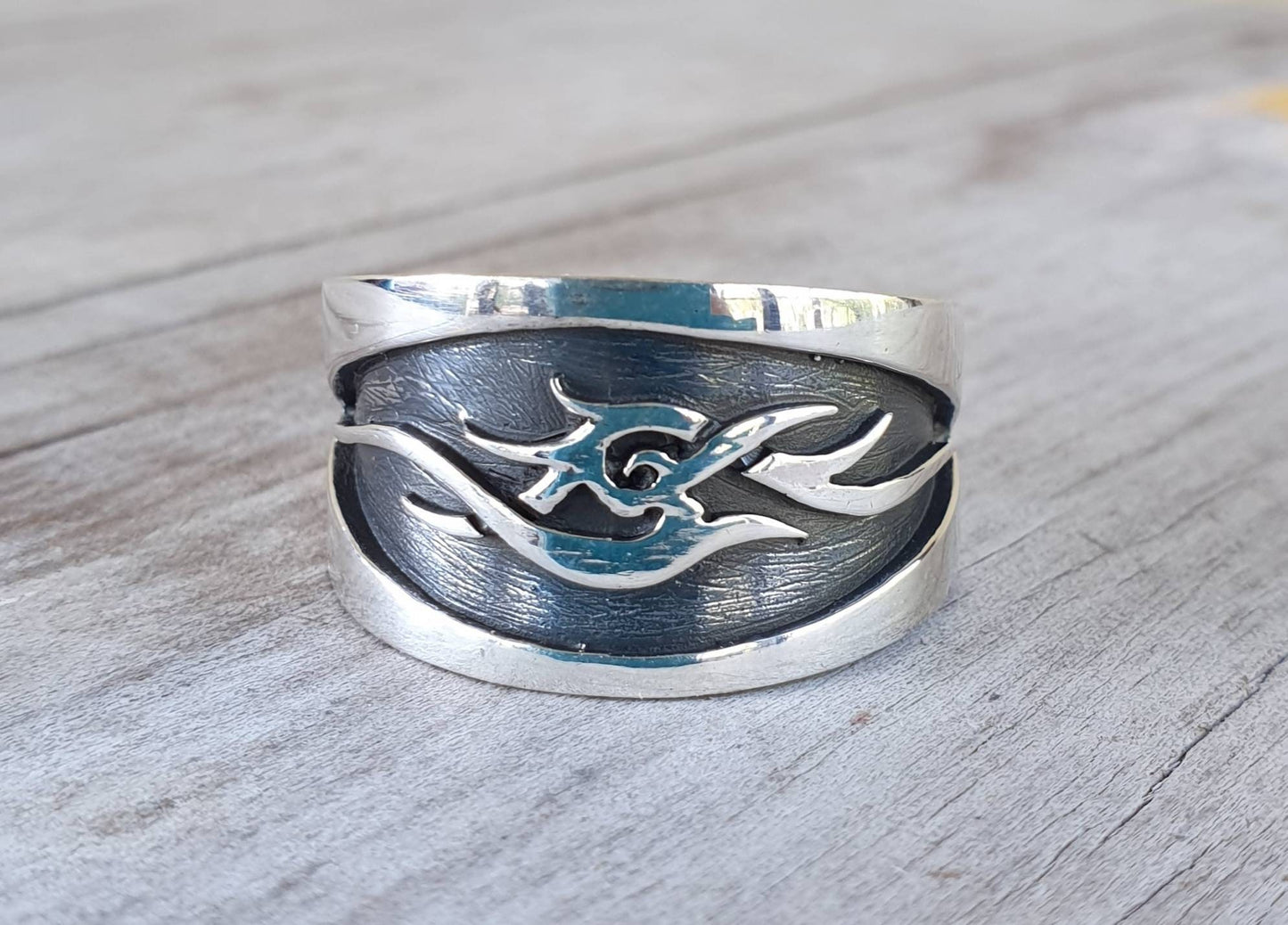 Tribal band,Sterling silver,bespoke,boho,vintage,scroll,maori,koru,unisex band,wedding,ethnic,Celtic,handmade,hipster,vines