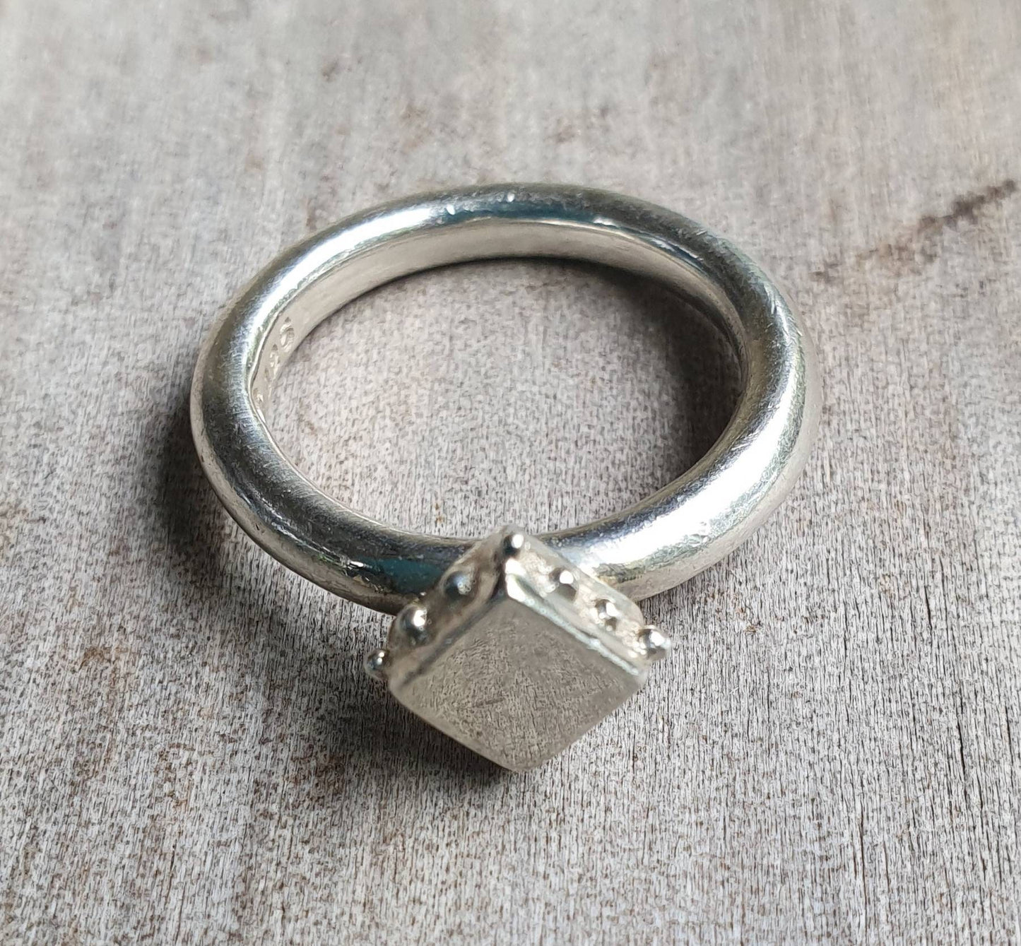 Chunky ring,sterling silver, diamond,chunky band,handmade,boho,goddess,round wedding band,thick silver ring,