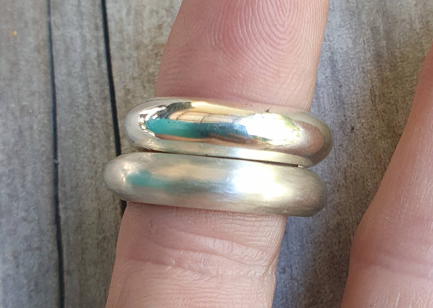 Silver band,solid,sterling silver ring,chunky half round band,wedding, dress ring,boho,unisex,handmade,d shape ring,chunky ring,