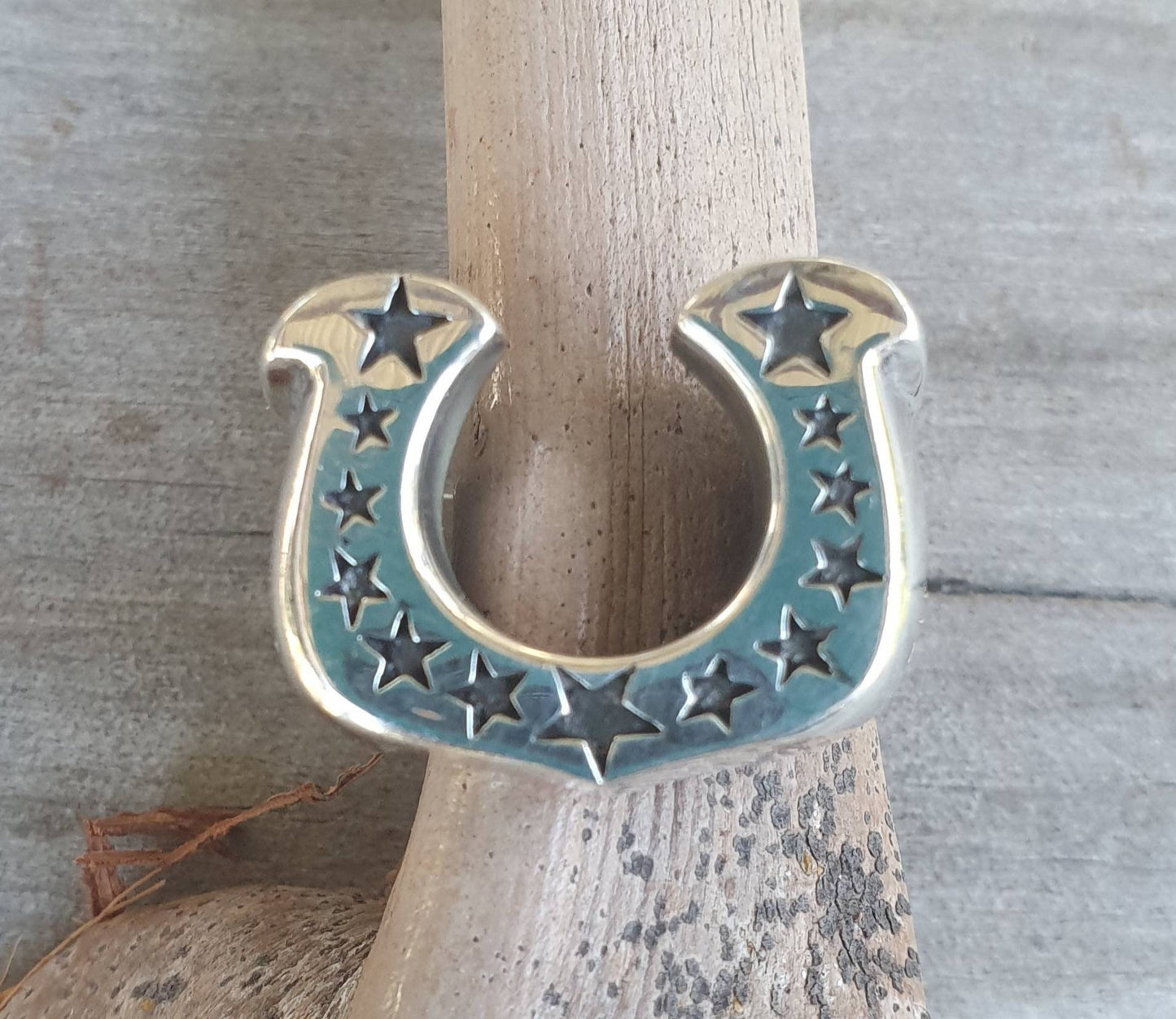 horseshoe ring,sterling silver,lucky ring,star, handmade,rockabilly,hipster,boho shic,gypsy,lucky horseshoe,goddess,new age,mens fashion,