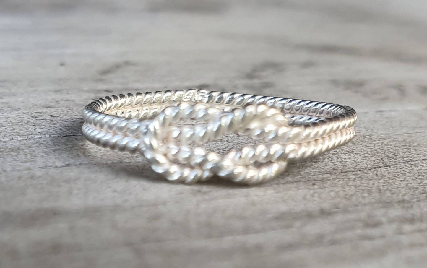 Knot ring,sterling silver,fine wire ring,dainty reef knot,fine twisted knot,boho,gypsy,silver wire ring,knot ring,handmade,