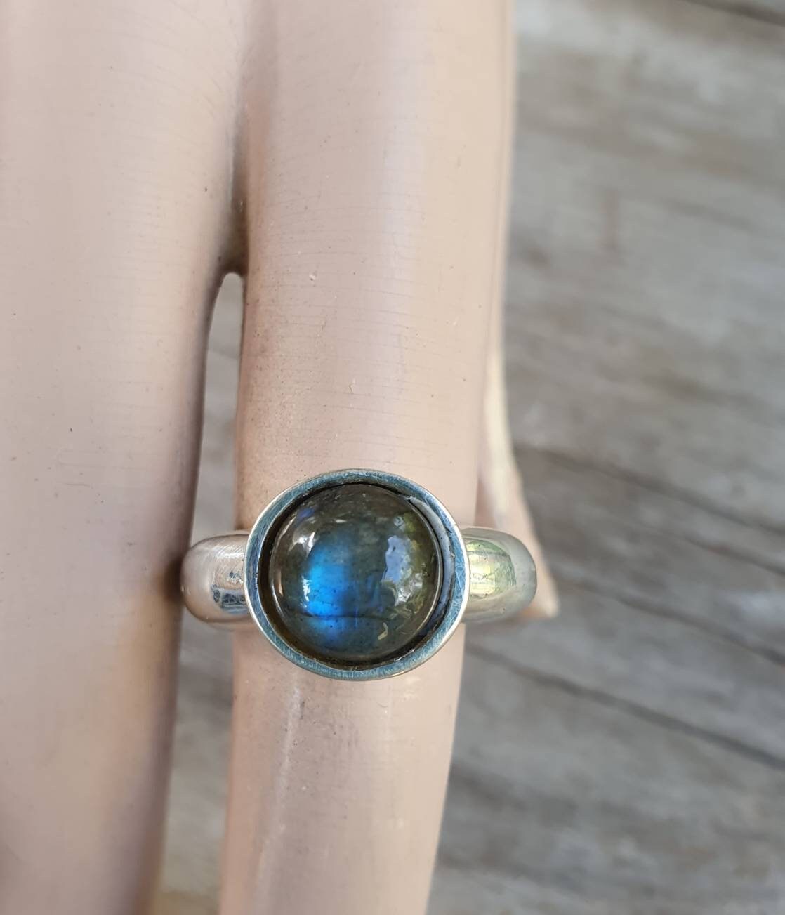 Rainbow moonstone, Sterling ring,sterling silver,chunky solitare,handmade, ring,goddess,boho,solitare ring,new age,