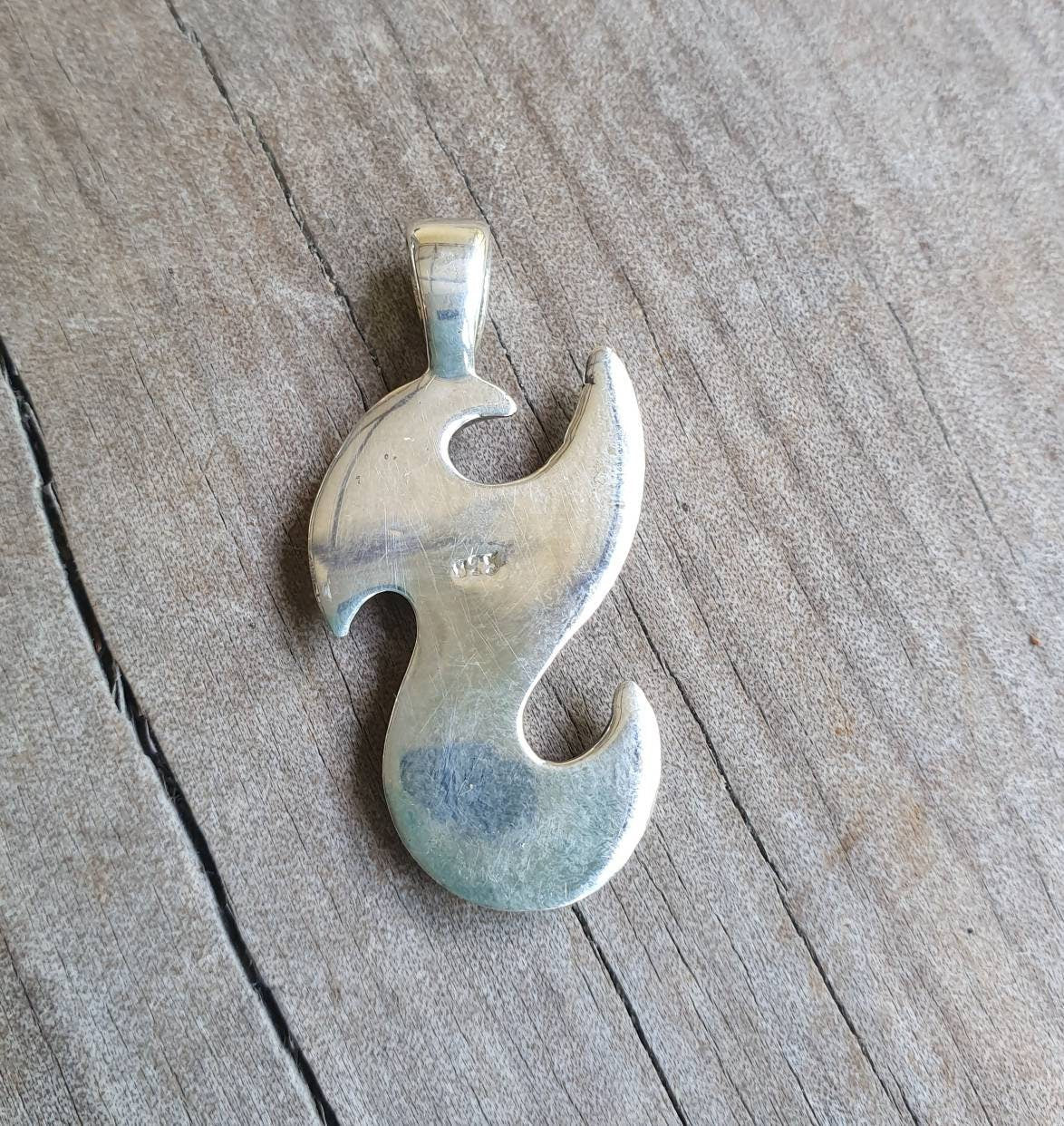 Tribal pendant,Maori,sterling silver, gypsy, hippy, boho shic,new age,handmade,Celtic spiral,tribal,ethnic, koru,