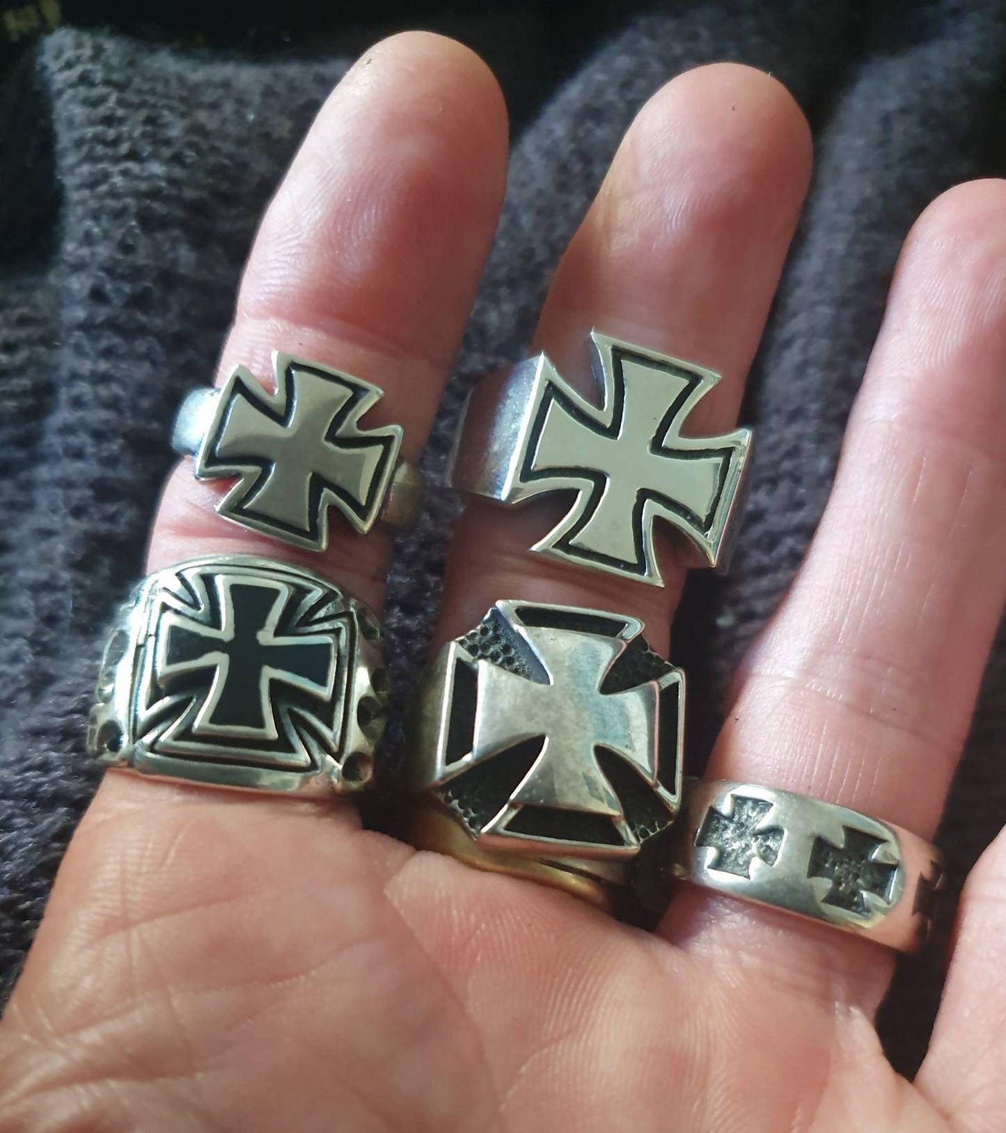 cross ring,even sided cross,sterling silver,celtic,steampunk, gothic,punk,chunky ring,mens fashion,hot rod,rockabilly, biker,