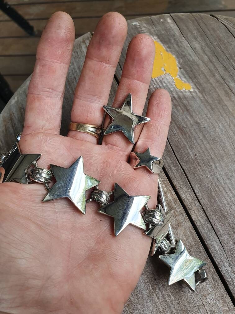 Large star ring,Sterling silver,flat star,five pointed star,chunky ring,unisex,boho,hipster,designer fashion,