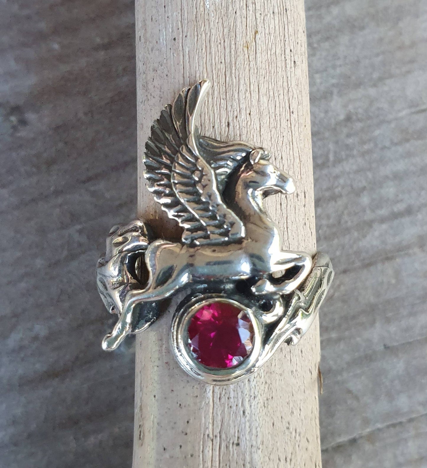 PEGASUS ring,Sterling silver,mythical,horse, unicorn, fantasy,new age, boho,hippy, art nouveau,goddess,handmade,shic,women's fashion,gypsy