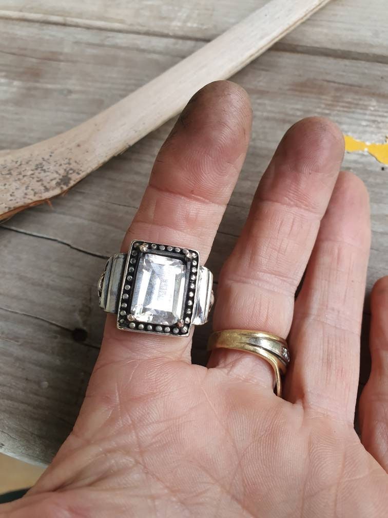 Chunky cz signet ring,skull and cross bone,sterling silver, steampunk,gothic, punk,biker,hipster,pirate,tattoo skull,mans fashion