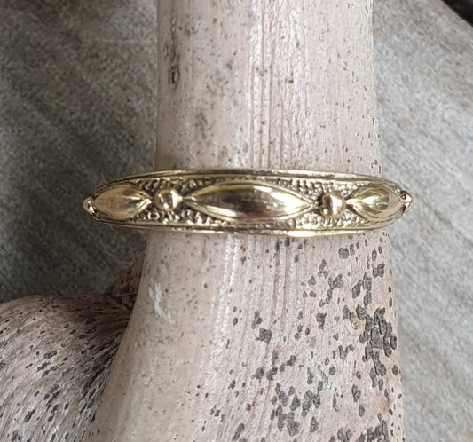 9k gold  stacker ring,4mm 9k, unique Stackerable,real 9ct gold band,fine gold band,boho rings,thin ring,