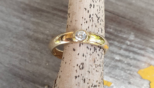 Gold pinkie ring,9ct gold,not plated,cz,cubic zirconia,stacker,handmade,toe ring