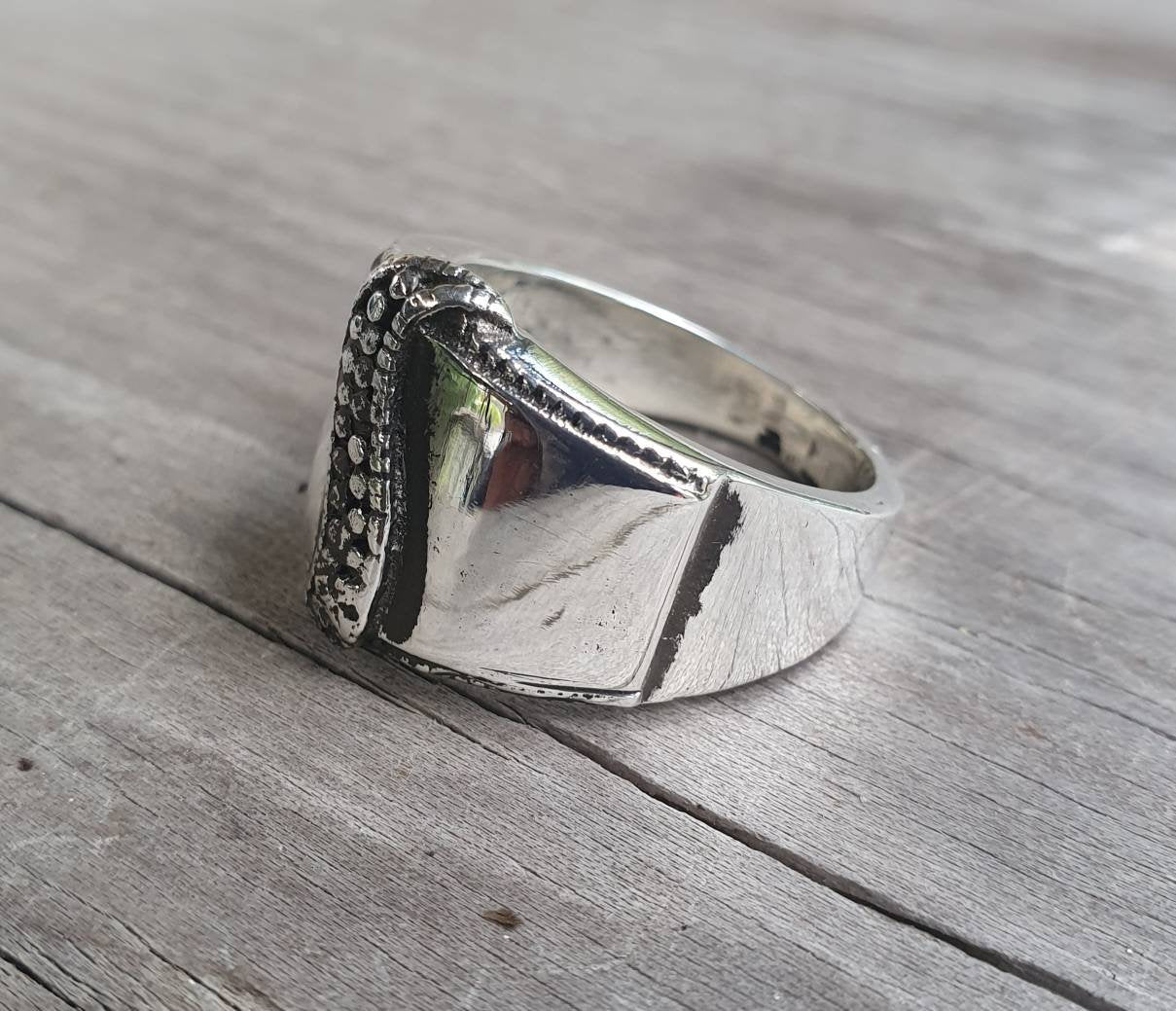 Wide ring,sterling silver,16m wide,ball domed band,wedding, modern ball ring