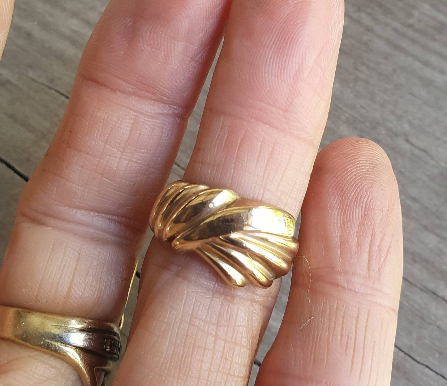 Gold ring,solid 9ct/9k,modern gold,handmade,designer,boho,gypsy,gold wedding ring