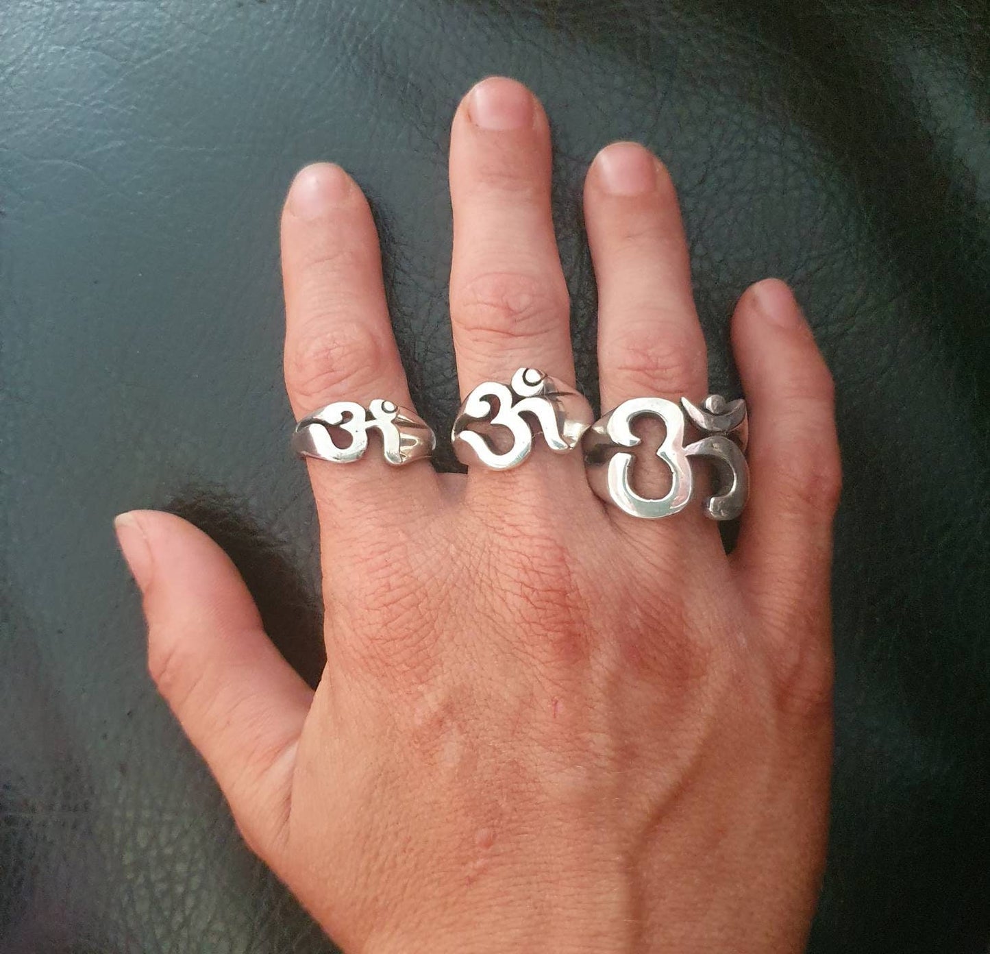 OM ring,MEDIUM, sterling silver, yoga, spiritual, boho,new age jewellery,handmade,budda,Buddhism,Hindu,hippy,sacred,