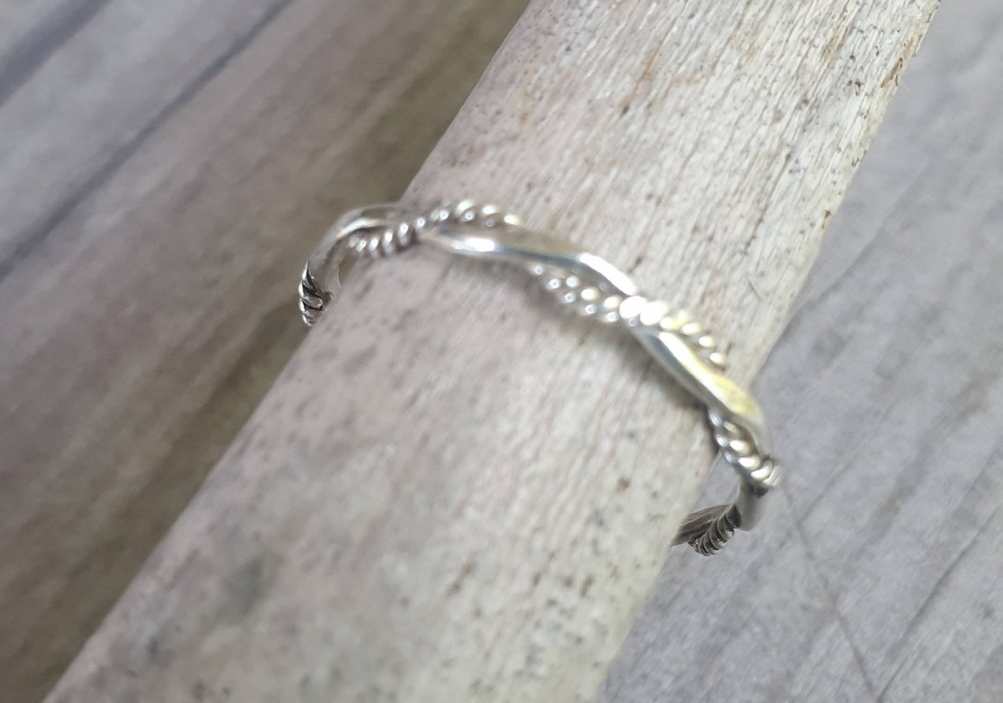 Stacker ring,Twisted wire,Sterling silver,woven wire,fine band,boho rings,thin silver ring,pinkie ring,wire ring