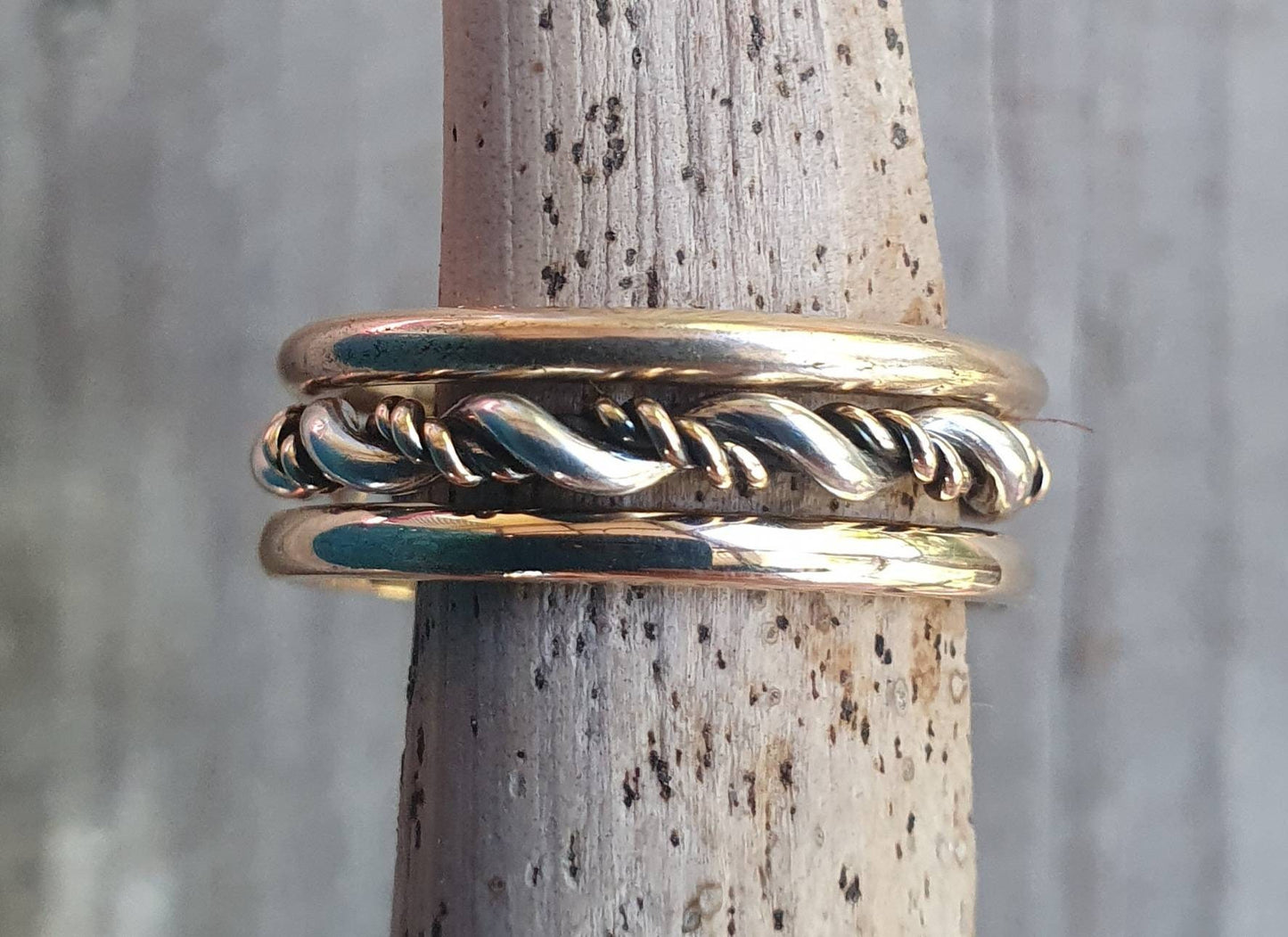 9k gold band, Stacker ring,solid gold not plated,thin plain gold band,fine and dainty,boho,pinkie ring