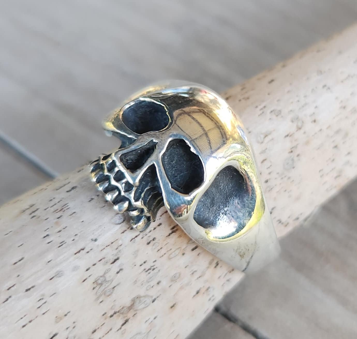 Small skull ring,sterling silver, signet,solid skull, steampunk, gothic ,punk,women's skull,skull pinkie,handmade,boho,hipster,rockabilly