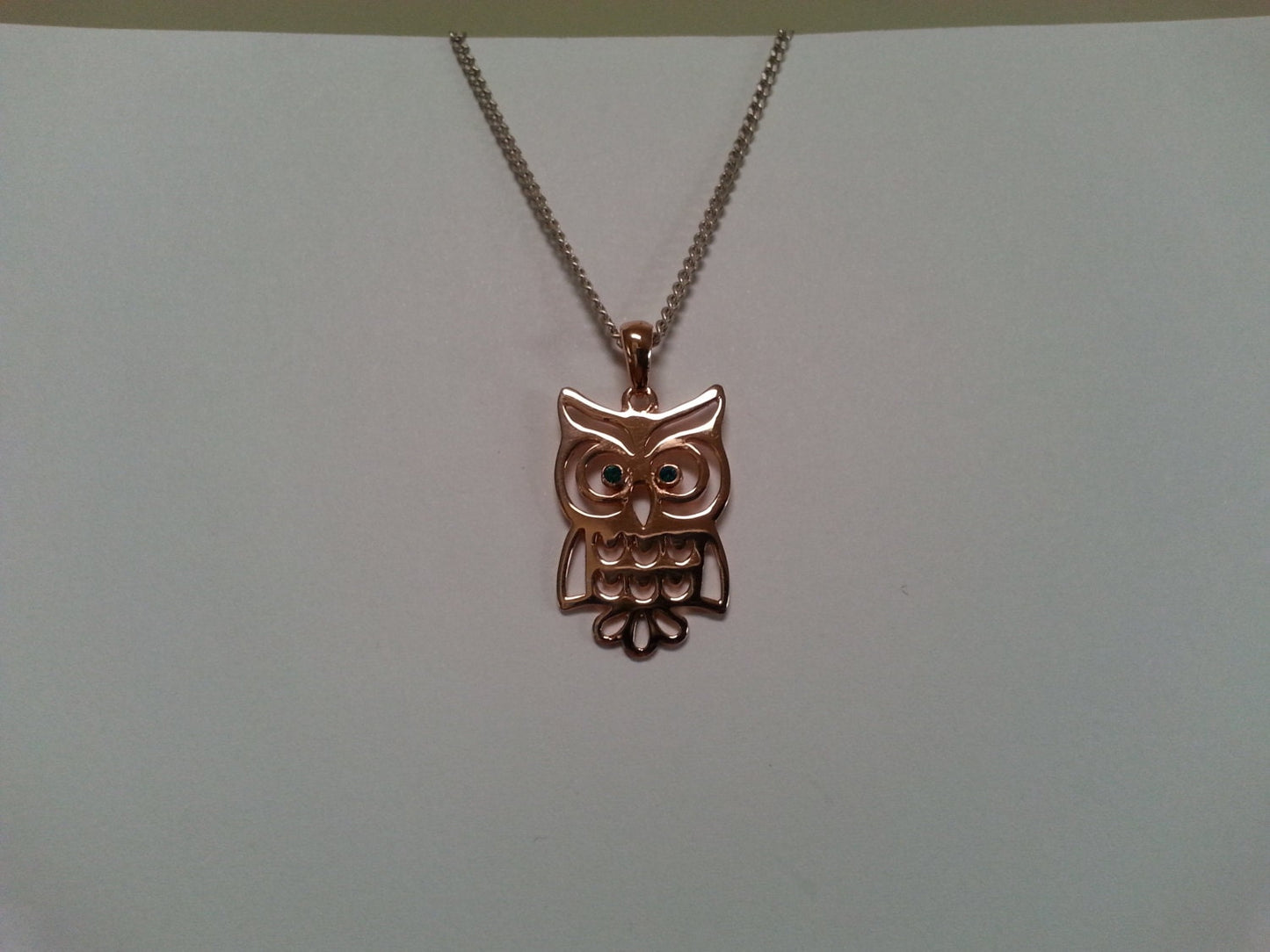 MADE TO ORDER, rose gold owl,,owl pendant,gold owl, bird,boho,gypsy,goddess,gypsy,new age,crystal necklace,cz,owl necklace