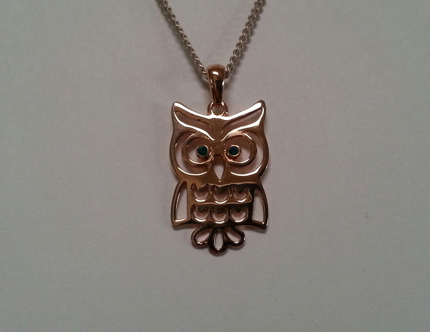 MADE TO ORDER, rose gold owl,,owl pendant,gold owl, bird,boho,gypsy,goddess,gypsy,new age,crystal necklace,cz,owl necklace