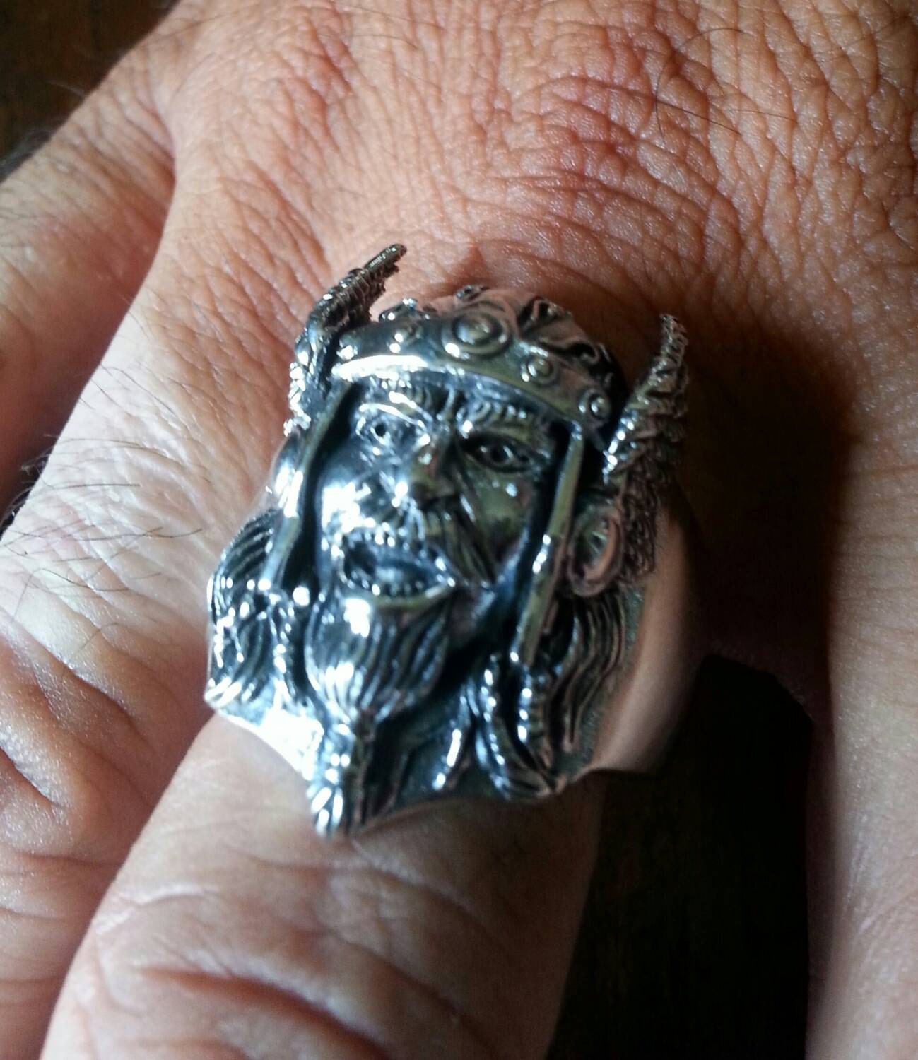 viking ring ,sterling silver, medieval, tribal, mens fashion,odins,hipster,rockabilly,handmade,vintage,