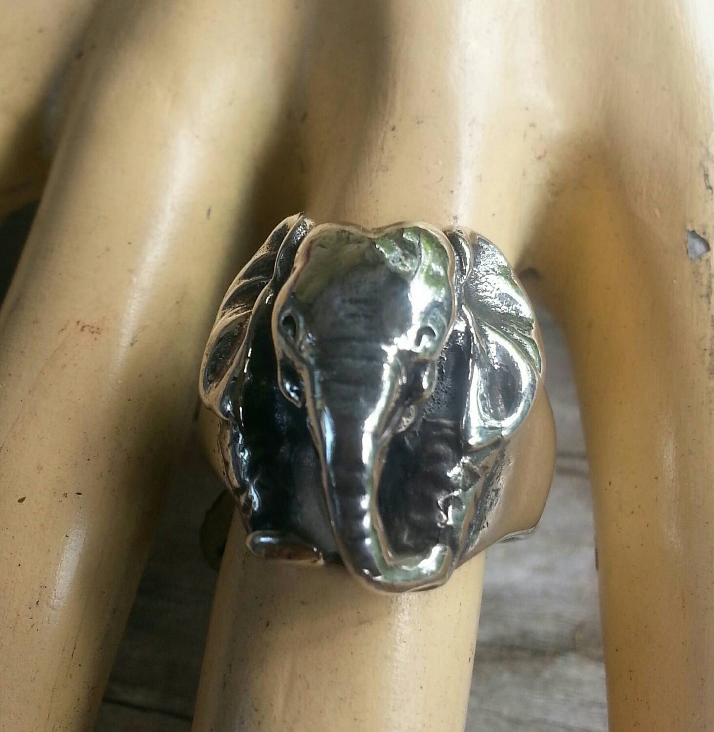 Chunky elephant,animal ring,  sterling silver,solid large ring,boho,handmade ring,wildlife,elephant jewelery